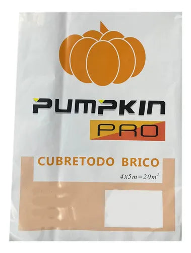 Cubretodo Plástico 4x5M Fino Pumpkin