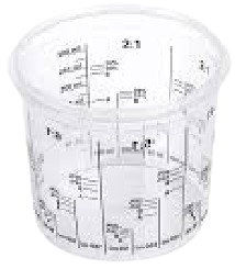 Vaso Graduado para Pintura 1370 ml